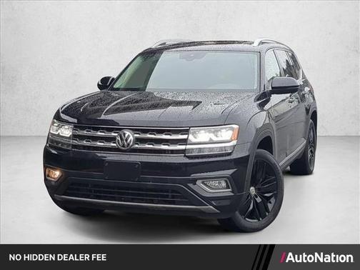 Deep Black Pearl Effect 2018 Volkswagen Atlas 3.6L SEL Premium