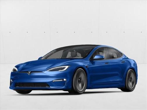 Deep Blue Metallic 2023 Tesla Model S Plaid