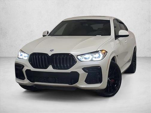 Mineral White Metallic 2023 BMW X6 M50i