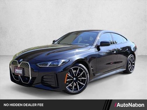 Black Sapphire Metallic 2025 BMW i4 Gran Coupe xDrive40