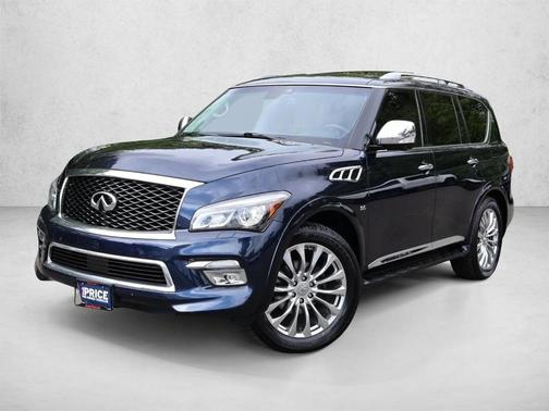 Hermosa Blue 2017 INFINITI QX80 Base