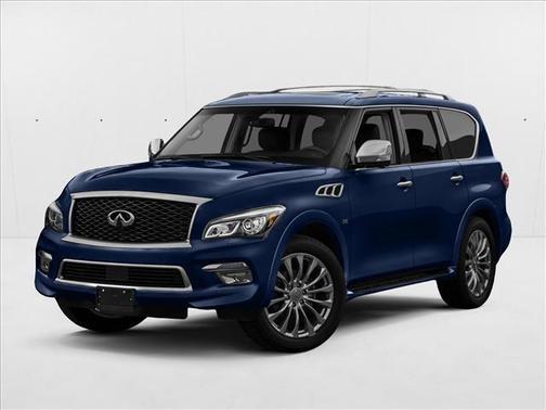 Hermosa Blue 2017 INFINITI QX80 Base