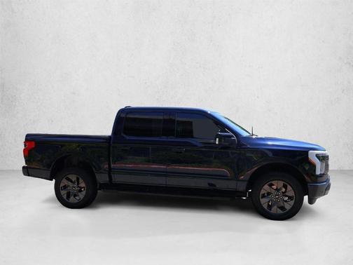Antimatter Blue Metallic 2023 Ford F-150 Lightning LARIAT