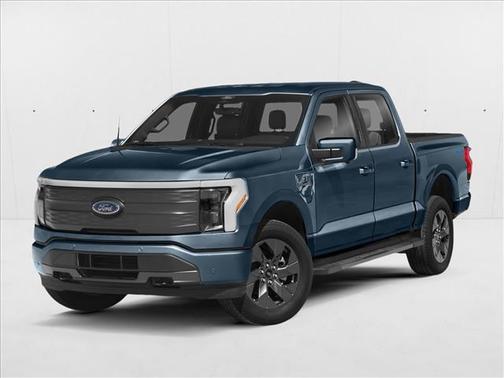 Antimatter Blue Metallic 2023 Ford F-150 Lightning LARIAT