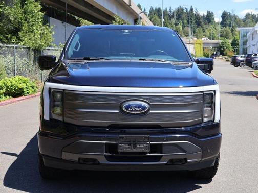 Antimatter Blue Metallic 2023 Ford F-150 Lightning LARIAT
