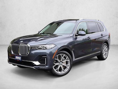 Arctic Gray Metallic 2019 BMW X7 xDrive40i