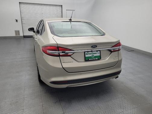 White Gold Metallic 2018 Ford Fusion SE