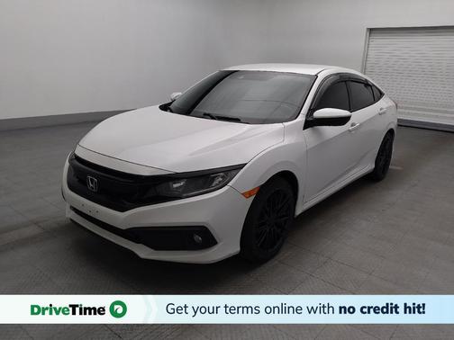 Platinum White Pearl 2020 Honda Civic Sport