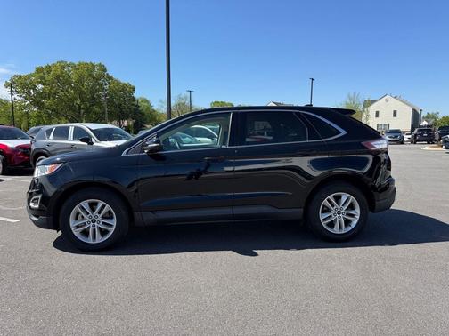 White Platinum Metallic Tri-Coat 2016 Ford Edge SEL