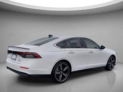 Platinum White Pearl 2025 Honda Accord Hybrid Sport