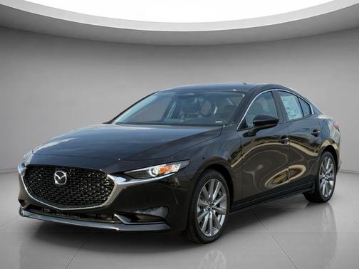 Jet Black Mica 2026 Mazda Mazda3 FWD w/Preferred Package