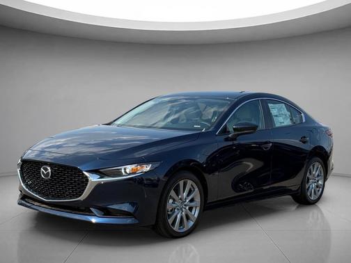 Deep Crystal Blue Mica 2026 Mazda Mazda3 FWD w/Preferred Package