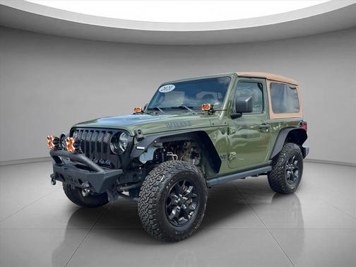 Sarge Green Clearcoat 2021 Jeep Wrangler Willys