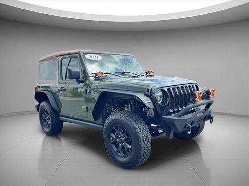 Sarge Green Clearcoat 2021 Jeep Wrangler Willys