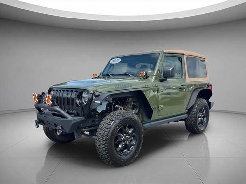 Sarge Green Clearcoat 2021 Jeep Wrangler Willys