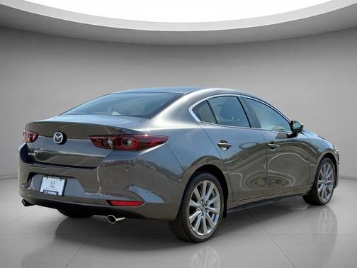 Machine Gray Metallic 2026 Mazda Mazda3 FWD w/Preferred Package