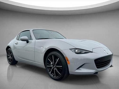 Machine Gray Metallic 2026 Mazda MX-5 Miata RF Grand Touring