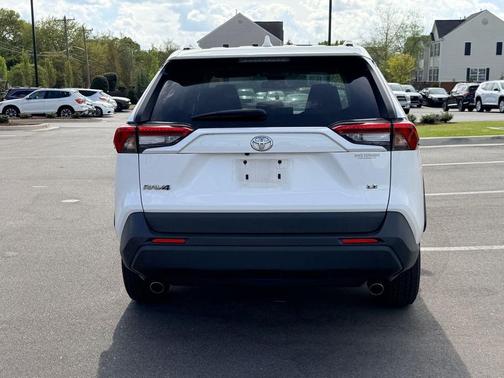 Super White 2021 Toyota RAV4 LE