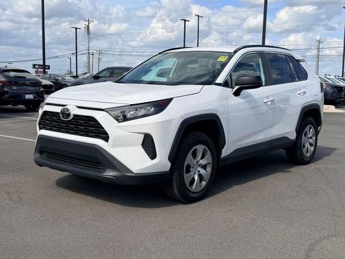 Super White 2021 Toyota RAV4 LE