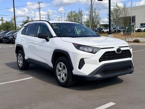 Super White 2021 Toyota RAV4 LE