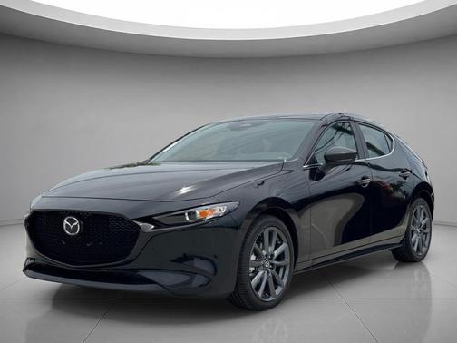 Jet Black Mica 2026 Mazda Mazda3 FWD w/Preferred Package