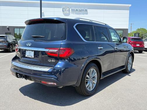 Hermosa Blue 2024 INFINITI QX80 Luxe