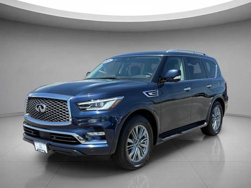 Hermosa Blue 2024 INFINITI QX80 Luxe