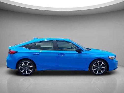 Boost Blue Pearl 2025 Honda Civic Hybrid Sport Touring