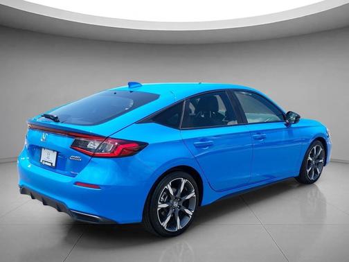 Boost Blue Pearl 2025 Honda Civic Hybrid Sport Touring