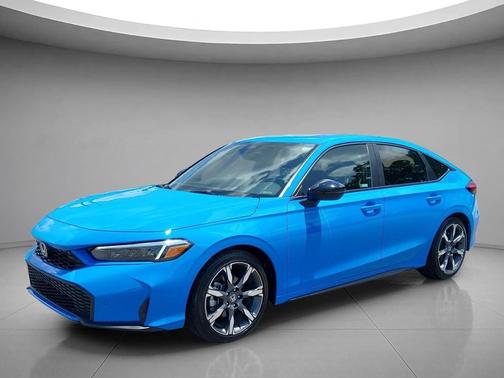 Boost Blue Pearl 2025 Honda Civic Hybrid Sport Touring