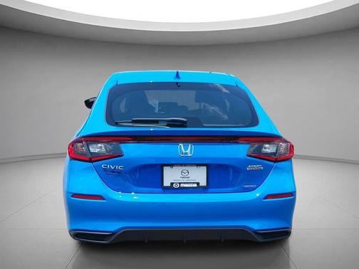 Boost Blue Pearl 2025 Honda Civic Hybrid Sport Touring