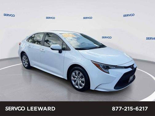 White 2022 Toyota Corolla LE