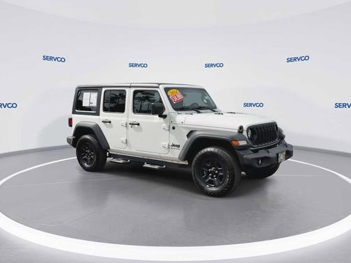 Bright White Clearcoat 2024 Jeep Wrangler Sport