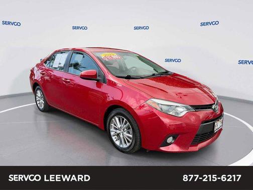 Barcelona Red Metallic 2015 Toyota Corolla LE Plus