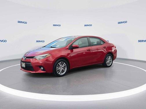 Barcelona Red Metallic 2015 Toyota Corolla LE Plus