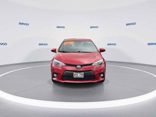 Barcelona Red Metallic 2015 Toyota Corolla LE Plus
