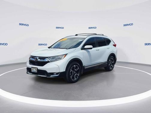 Platinum White Pearl 2019 Honda CR-V Touring