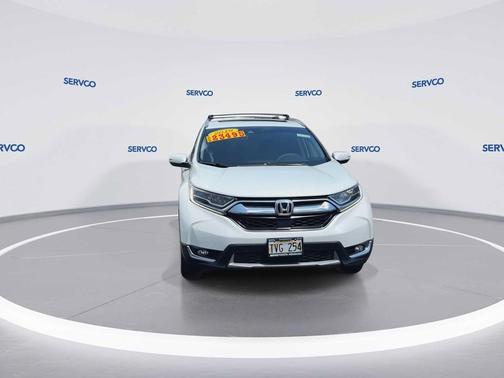 Platinum White Pearl 2019 Honda CR-V Touring