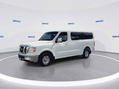 Glacier White 2016 Nissan NV Passenger NV3500 HD S V6