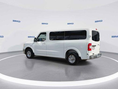 Glacier White 2016 Nissan NV Passenger NV3500 HD S V6