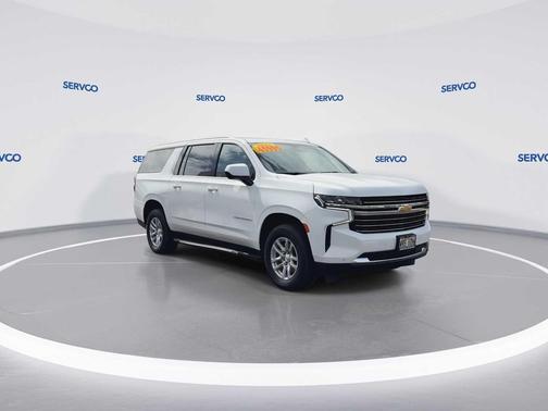 Summit White 2023 Chevrolet Suburban LT