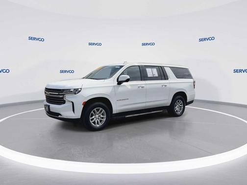 Summit White 2023 Chevrolet Suburban LT
