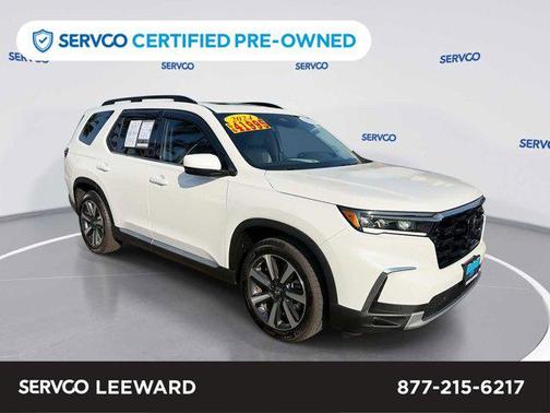 Platinum White Pearl 2024 Honda Pilot Touring 8-Passenger