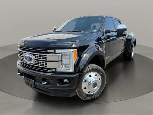 Shadow Black 2018 Ford F-450 Platinum