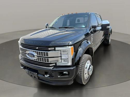 Shadow Black 2018 Ford F-450 Platinum