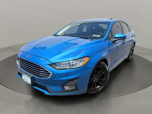 Blue 2020 Ford Fusion SE