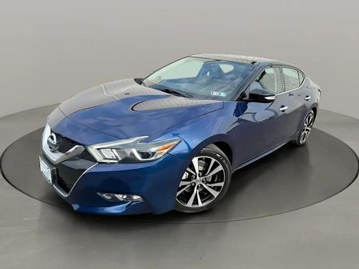 Blue 2017 Nissan Maxima 3.5 SL