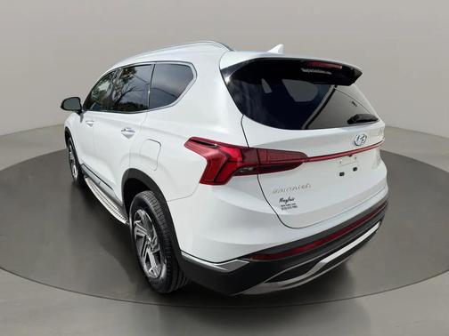 Quartz White 2021 Hyundai SANTA FE SEL 2.4