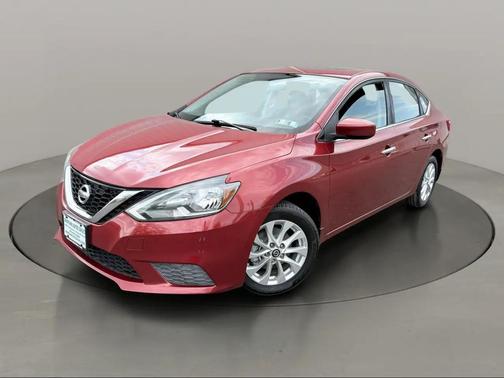 Red 2016 Nissan Sentra SV