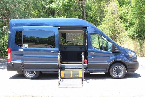 Blue 2015 Ford Transit-350 XL